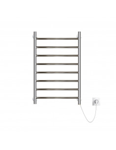 Электрополотенцесушитель ZOX ЛЦ 80*50 8 перекл ДУГА правый (кнопочный выкл., 340 Вт) (Р)