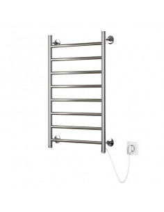 Электрополотенцесушитель ZOX ЛЦ 80*50 8 перекл ПРЯМОЙ правый (кнопочный выкл., 340 Вт) (Р) 2