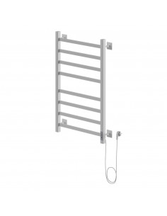 Полотенцесушитель электрический ЛЦ 80х50 8 перекл ТРИУМФ-2 БЕЛЫЙ (правый, таймер,415 Вт) ZOX(Р)