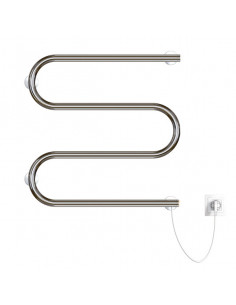 Электрополотенцесушитель ZOX М 60*60 (кнопочный выкл., 222 Вт) (Р)