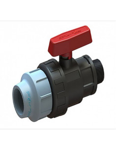 ПЕ Вентиль с НР 25*3/4" ITAL