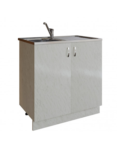 Тумба 80 Белый мрамор (Россия)