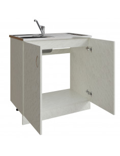 Тумба 80 Белый мрамор (Россия) 2