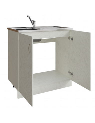 Тумба 80 Белый мрамор (Россия)