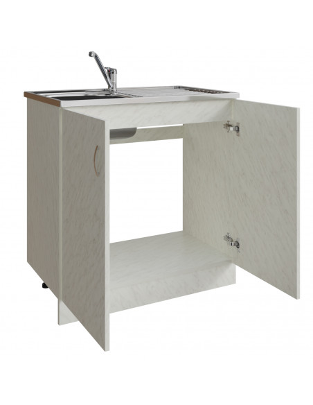 Тумба 80 Белый мрамор (Россия)