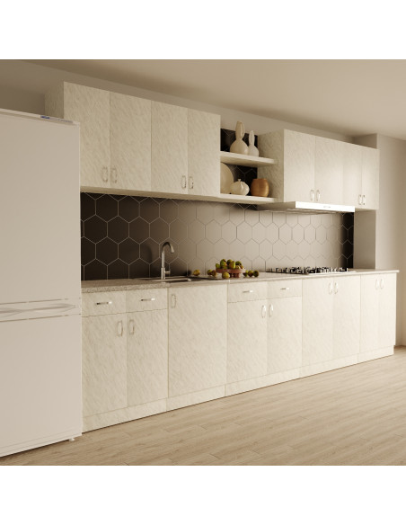 Тумба 80 Белый мрамор (Россия)