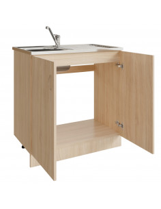 Тумба 80 Венге светлое (Дуб млечный) (Россия) 2