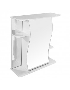 Шкаф навесной "ВЕНЕЦИЯ-60" белый без подсветки (ПВХ) (P)