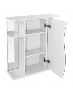 Шкаф навесной "ВЕНЕЦИЯ-60" белый без подсветки (ПВХ) (P) 2