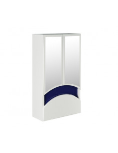 Шкаф навесной "РАДУГА-46" синий без подсветки