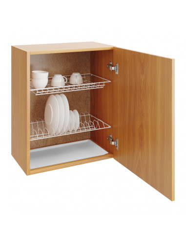 Шкаф навесной кухонный с сушкой 50 ольха