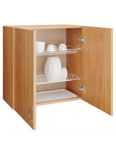 Шкаф навесной кухонный с сушкой 60 ольха