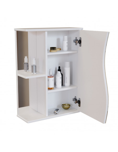 Шкаф навесной "Классик-50" правый без подсветки (ПВХ) (P)