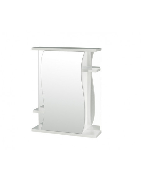 Шкаф навесной "Классик-55" левый без подсветки (ПВХ) (P)