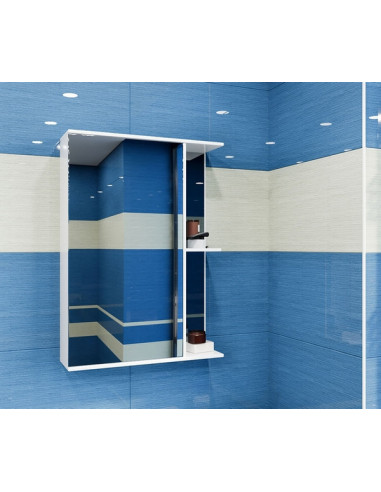 Шкаф навесной "Стандарт-50" левый без подсветки (ПВХ) (P)