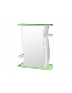 Шкаф навесной "ВЕНЕЦИЯ-60" зелёный без подсветки (ПВХ) (P)