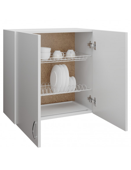 шкаф навесной кухонный с сушкой 60 белый