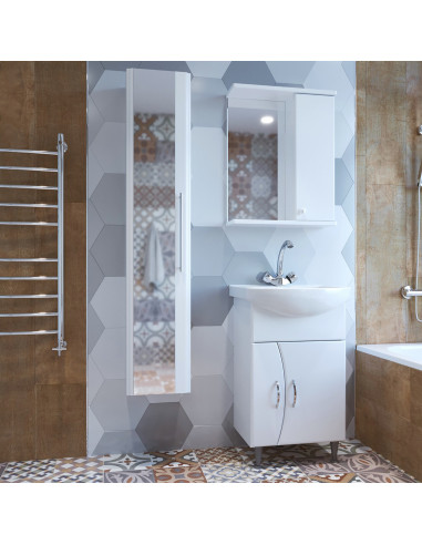 Шкаф навесной "НОРД-55" правый без подсветки (ПВХ) (P)