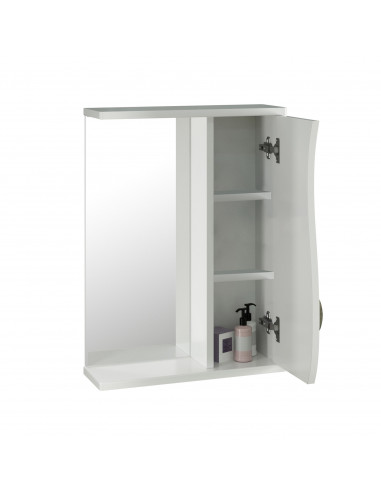 Шкаф навесной "МУССОН-50" правый без подсветки (ПВХ) (P)