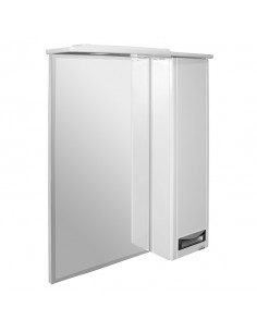 Шкаф навесной "Альфа-61 NEW" правый с подсветкой (высота 800)(P)