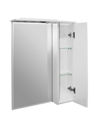 Шкаф навесной "Альфа-61 NEW" правый с подсветкой (высота 800)(P)