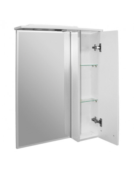 Шкаф навесной "Альфа-61 NEW" правый с подсветкой (высота 800)(P)