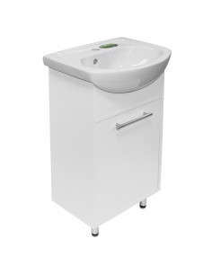 Тумба д/ванной "АлАн-47" белая правая под ум. Дора-47 (P)