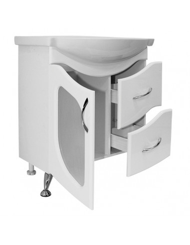 Тумба д/ванной "АССОЛЬ-75" под ум. Элеганс 75 (ПВХ) (P)