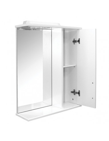 Шкаф навесной "ВИЛЕНА-55" правый с подсветкой (ПВХ) (P)