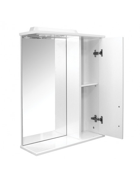 Шкаф навесной "ВИЛЕНА-55" правый с подсветкой (ПВХ) (P)