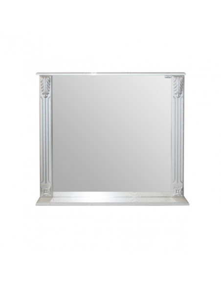 Зеркало "ЛЮДВИГ-80" патина серебро без подсветки (Р)