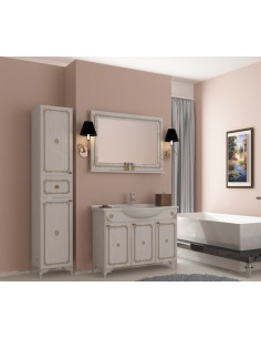 Тумба д/ванной "САЛЬЕРИ-80" патина золото под ум.Классик-800 (Kirovit) (ПВХ) 2