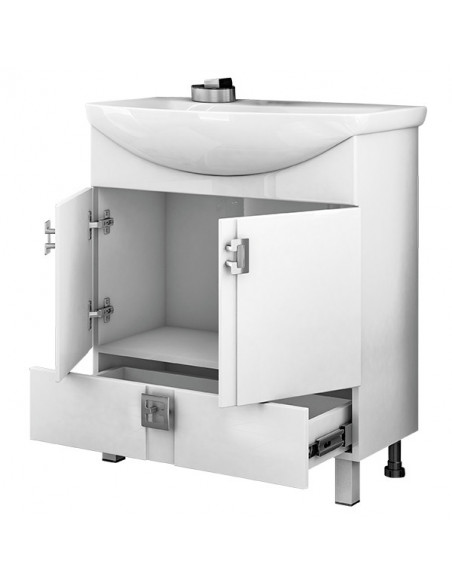 Тумба д/ванной "КВАДРО1-75" под ум.Элеганс-75