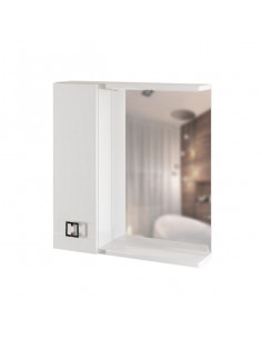 Шкаф навесной "КВАДРО-65" левый с подсветкой