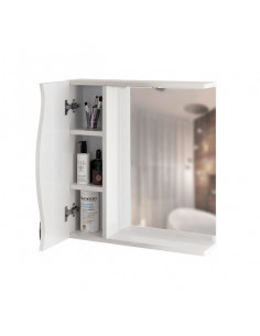 Шкаф навесной "ЛИМА-65" левый с подсветкой (ПВХ) (P) 2