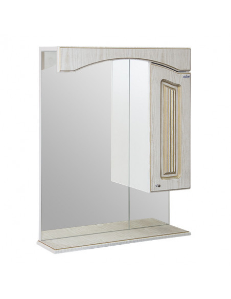 Шкаф навесной "КРИТ-60" патина золото без подсветки  (ПВХ)