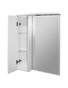 Шкаф навесной "Альфа-61 NEW" левый с подсветкой (высота 800)(P) 2