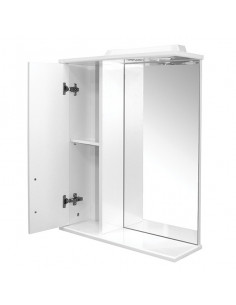 Шкаф навесной "ВИЛЕНА-55" левый с подсветкой (ПВХ) (P) 2