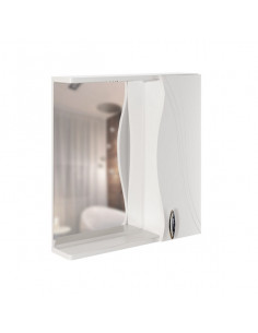 Шкаф навесной "ЛИМА-65" правый с подсветкой (ПВХ) (P)