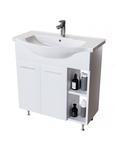 Тумба д/ванной "АНРИ-75" под ум. Элеганс 75 (ПВХ) (P)