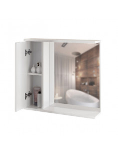 Шкаф навесной "АНРИ-75" левый без подсветки (ПВХ) (P) 2