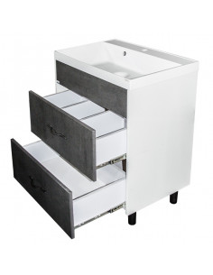 Тумба д/ванной "Сура-70"  под ум.Classic-70 (Andrea) (ПВХ) 2