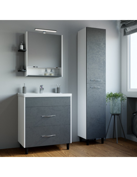 Тумба д/ванной "Сура-70"  под ум.Classic-70 (Andrea) (ПВХ)