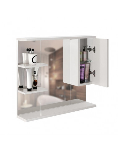 Шкаф навесной "ЭТЬЕН-80" правый с подсветкой (ПВХ) (P)