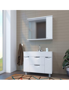 Тумба для ванной "ЭТЬЕН-90" под ум. Элен-90 (ПВХ) (Р) 2