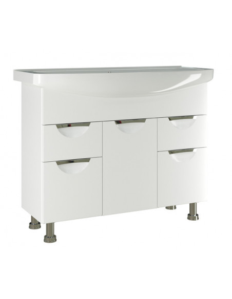 Тумба для ванной "ЭТЬЕН-105" под ум. Элеганс-105 (ПВХ) (Р)