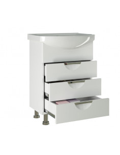 Тумба для ванной "ЭТЬЕН-60" под ум. Элеганс-60 (ПВХ) (Р) 2