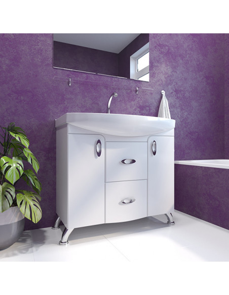 Тумба д/ванной "ВИВАЛЬДИ-85" под ум. Стиль 85 (ПВХ) (P)