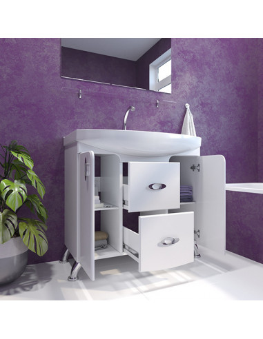 Тумба д/ванной "ВИВАЛЬДИ-85" под ум. Стиль 85 (ПВХ) (P)