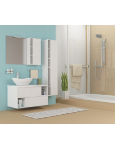 Тумба д/ванной "АВРОРА-70" подвесная Белая (умыв.Классик-70) (P) 2